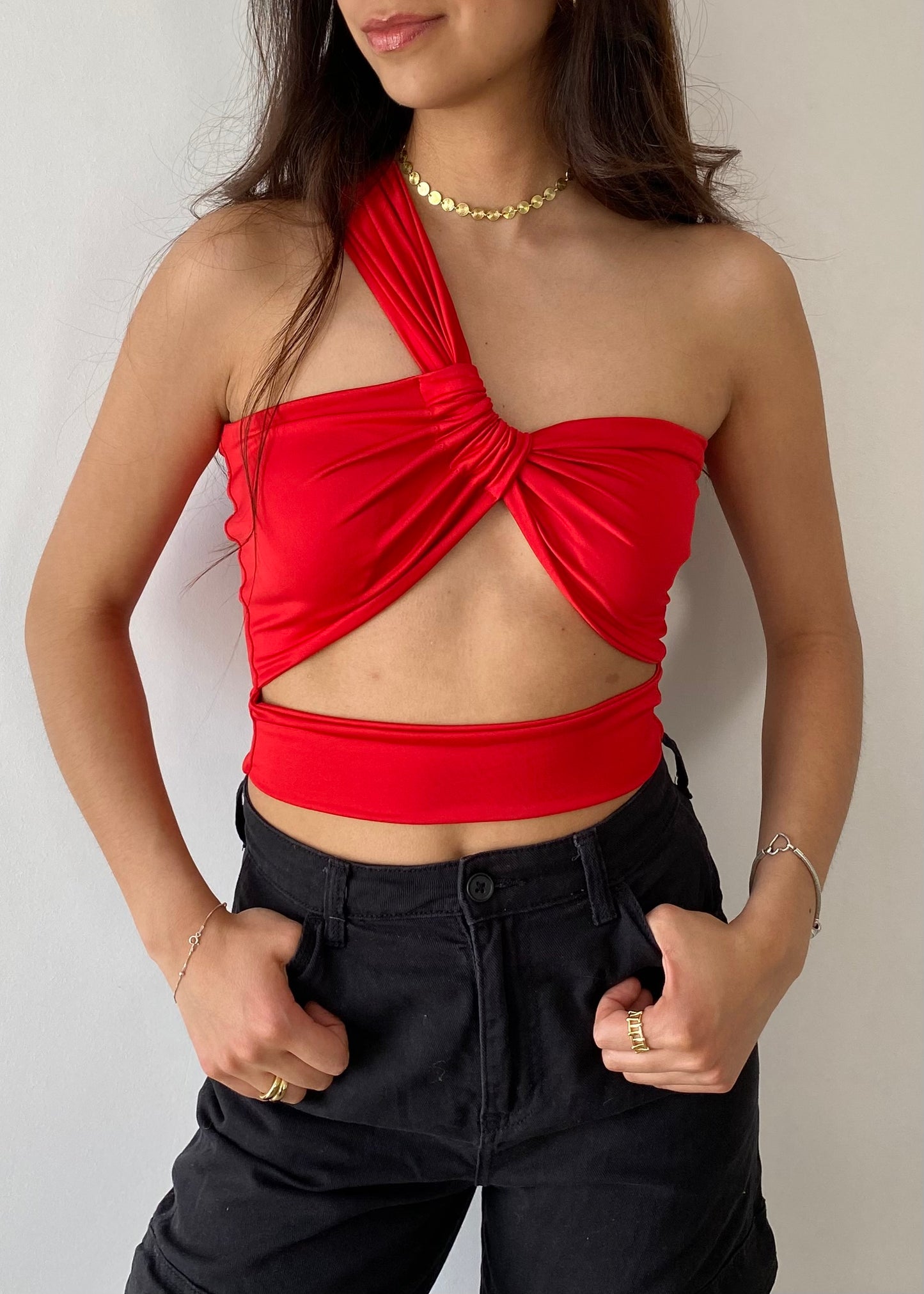 Top Malibú Rojo