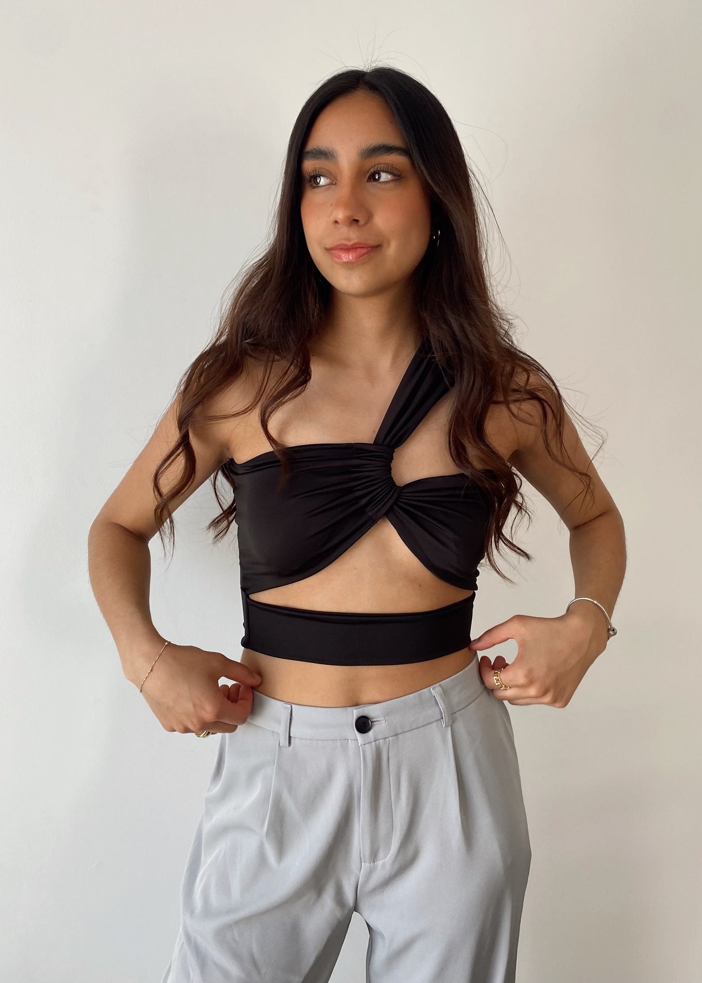 Top Malibú Negro