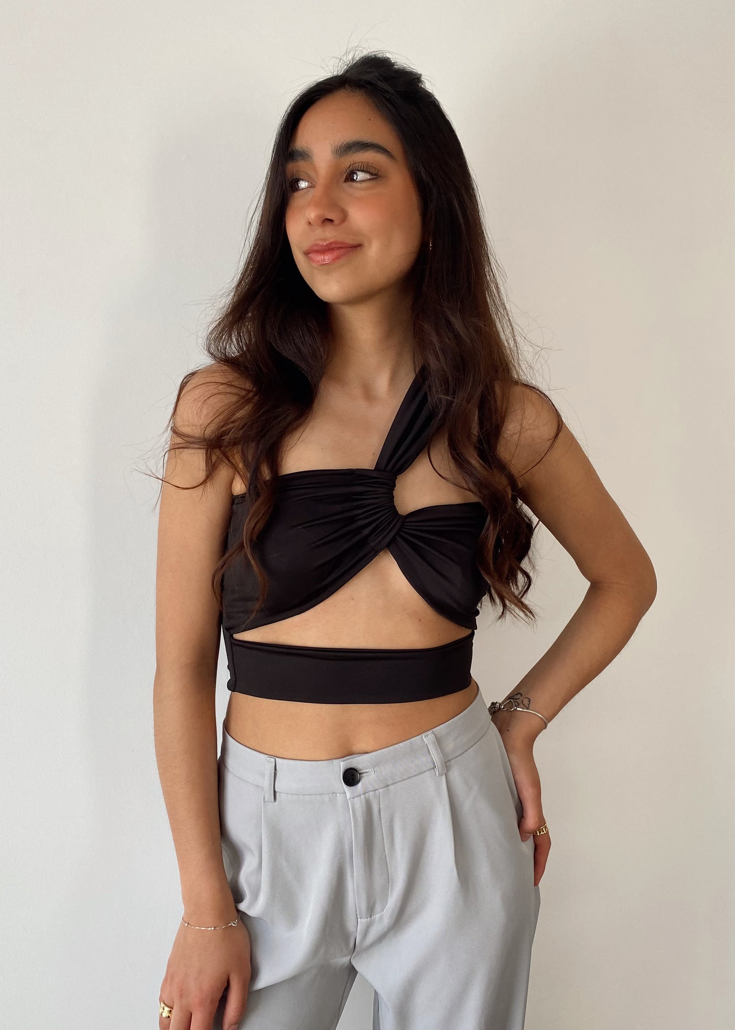 Top Malibú Negro