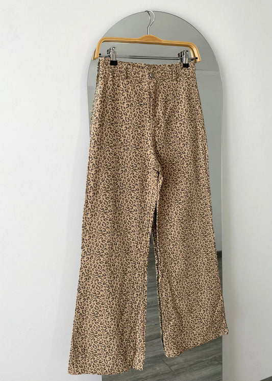 Pantalón Print Beige