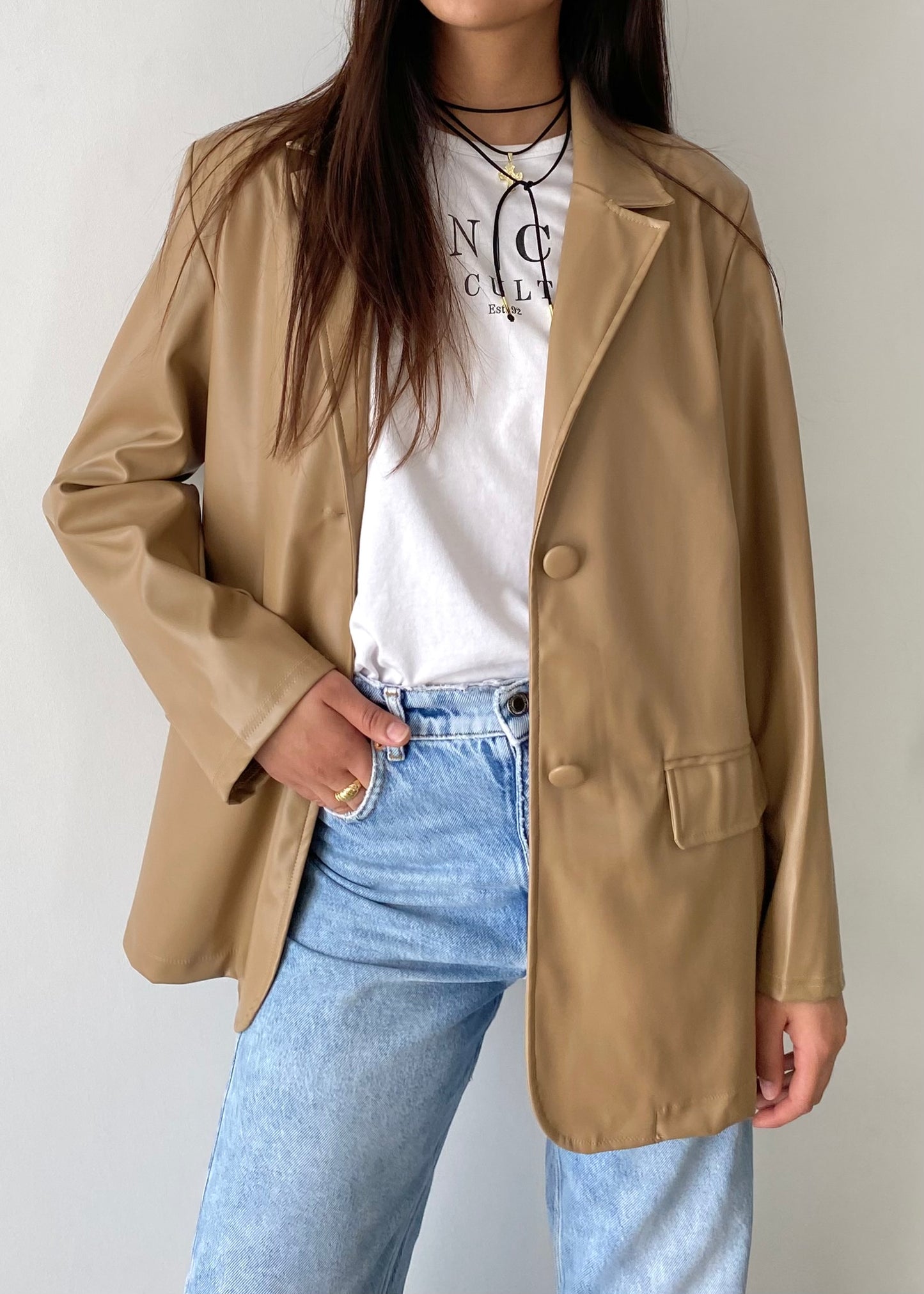 Blazer Celina Nude