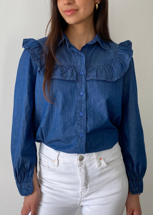 Blusa Vuelos Denim