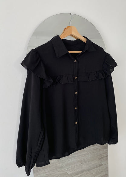 Blusa Vuelos Negra